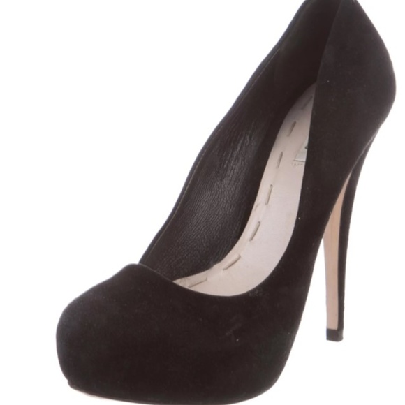 MIU MIU Suede Platform Pumps Size: 6.5 - Picture 1 of 5